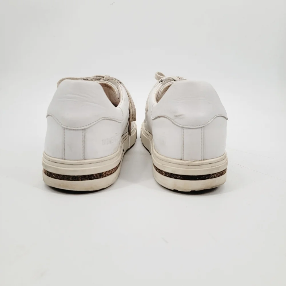 Birkenstock Bend Low Sneakers Size EU 39 White Leather Tennis Shoes